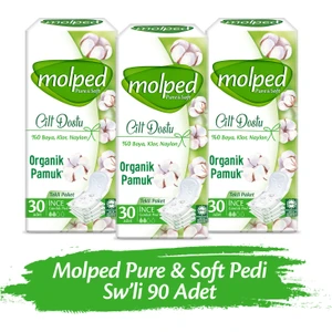 Pure&Soft Günlük Ped Tekli Paket 90 Adet