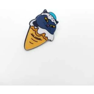 Tuna Takı & Aksesuar Dondurma Seven Kedi Rozet