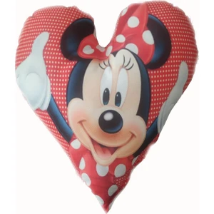 Alkan Homes Mickey Mouse Figürlü Kalpli Yastık