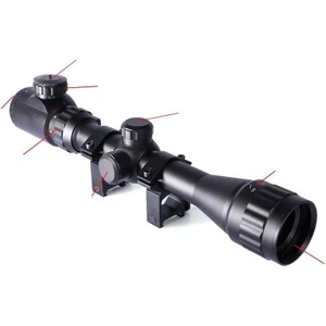 3-9X32AOEG Çıft Işık, Kırmızı,yeşil Kaynaklı, Tüfek Dürbünü