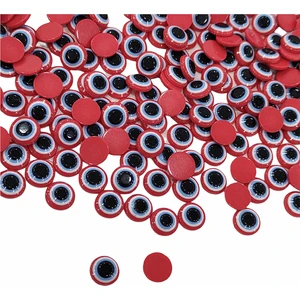 50 Adet Yapıştırma Nazar Boncuğu - Kırmızı Nazar Boncuğu