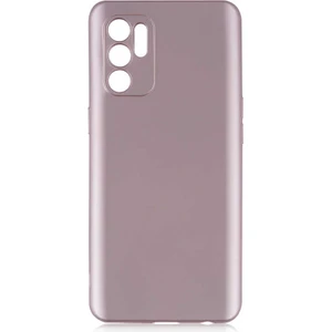 noktaks - Oppo Reno 6 4G - Kılıf Mat Soft Premier Silikon Kapak - Rose Gold