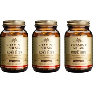 Vitamin C With Rose Hips 500 Mg 100 Tablet 3 Adet
