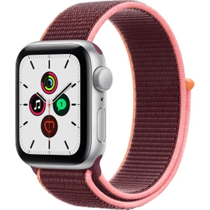 Apple Watch Seri 10 42mm, Seri 9/8/7/6/se/5/4/3 Spor Loop Kordon 41MM 40MM 38MM Uyumlu Mürdüm Turuncu