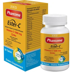 Ester- 1000 Mg C Vit, D Vit, Çinko Multivitamin 30 Tablet