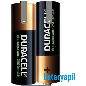 Duracell 2.4V 2500MAH Aa Kalem Pilli Ni-Mh Traş Makinesi Pili