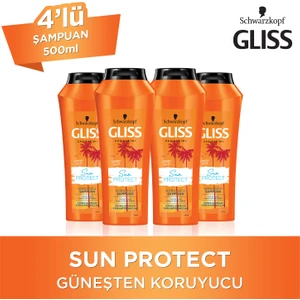 Sun Protect Şampuan 500 ml x 4 Adet