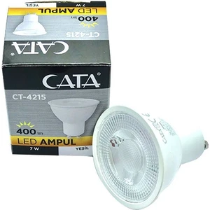 LED Ampul 7W GU10 Yeşil Işık CT-4215