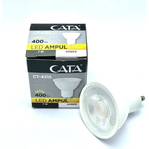 LED Ampul 7W GU10 Amber Işık CT-4215