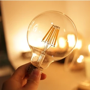 LED Ampul 6W Rustik G95 Glop CT-4286 Amber Renk