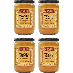 Tavuk Suyu Sebzeli 660 ml 4'lü