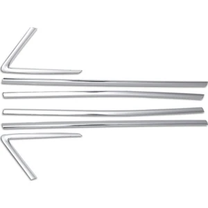 Fams Otomotiv  Opel Grandland x Krom Cam Alt Çıtası 6 Parça 2017> Paslanmaz Çelik