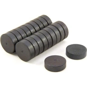 Mıknatıs 50 Adet Mıknatıs Magnet Yuvarlak Süsleme Mıknatısı Çap: 1,8 cm , En: 0,4 cm
