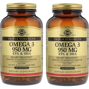 Omega-3 950 Mg 100 Kapsül  **İkili**