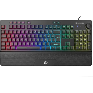KB-GX65 Sımula USB Rgb Aydınlatmalı 4 Makro Tuşlu Bilek Destekli Oyuncu Klavyesi