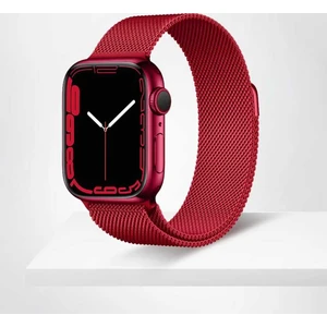 Apple Watch 7 45MM Uyumlu Krd-01 Metal Kordon Dayanıklı Tel Örgü Tasarım