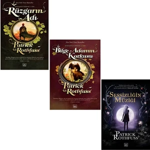 Rüzgarın Adı -  Bilge Adamın Korkusu -   - Sessizliğin Müziği - 3 Kitap Set -  Patrick Rothfuss