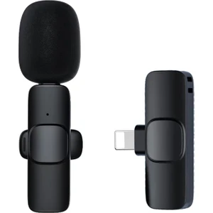 HK-200B Apple Iphone Uyumlu Wireless Youtuber Kablosuz Yaka Mikrofonu