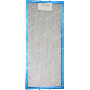 Icanpares Silverline Uyumlu En 20,5 cm Boy 47,5 cm - Arka Tırnak 4,5 cm Aspiratör Davlumbaz Metal Yağ Filtresi
