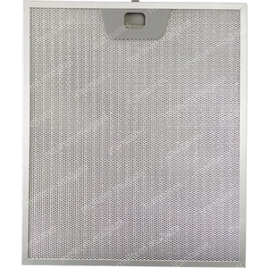 Icanpares Beko Uyumlu En 25 cm Boy 30 cm - Tek Tırnaklı - Arka Tırnak 10,2 cm Aspiratör Davlumbaz Yağ Filtresi