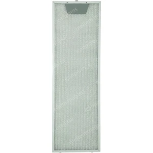 Icanpares Bosch Uyumlu En 18,6 cm Boy 51,5 cm - Tek Tırnaklı Aspiratör Davlumbaz Metal Yağ Filtresi
