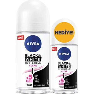 Roll-On Byn B&w Clear 50 ml + ROLL-ON 25 ml