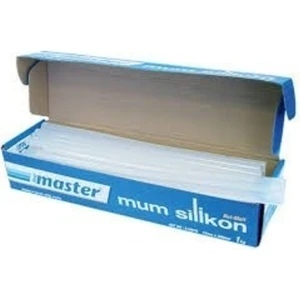 Mum Silikon Kalın Şeffaf 12 x 300 mm (Sıcak Silikon Çubuk) 1 kg