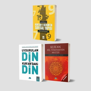 Kur’an-I Kerim’in Sayısal Yapısı - Uydurulan Din - Kur’an Hiç Tükenmeyen Mucize 3 Kitap Set