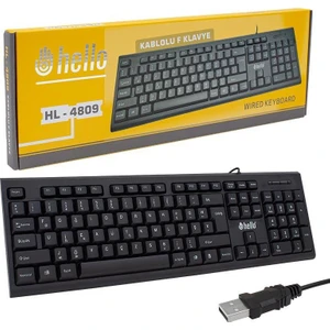 HL-4809 Standart USB Türkçe F Klavye
