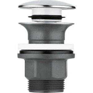 Lavabo Sifon Tapası Bas/aç Kare Abs/krom - 40824000
