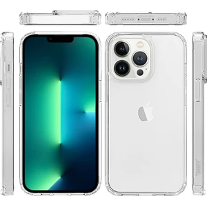 Apple iPhone 13 Pro Max 6.7 Şeffaf Kılıf Silikon Koruma