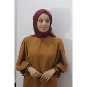 Eşarp Durağı Düz Yazma- Bordo