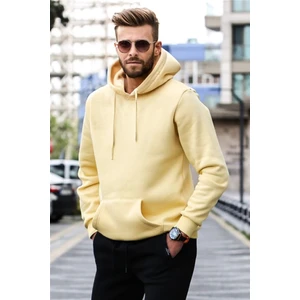 Sarı Erkek Sweatshirt 5339