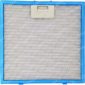 Esty Uyumlu En 26,2 cm Boy 25,3 cm - Arka Tırnak 12,5 cm Aspiratör Davlumbaz Metal Yağ Filtresi