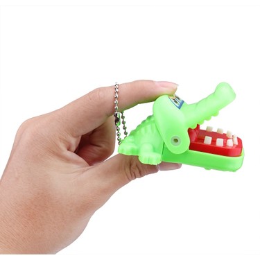 Schulzz Yeşil Timsah Ağzı Açılır Kapanır Maskot Anahtarlık Fiyatı