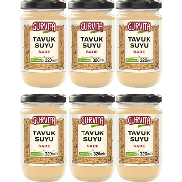 Gurvita Tavuk  Suyu Sade 320 ml