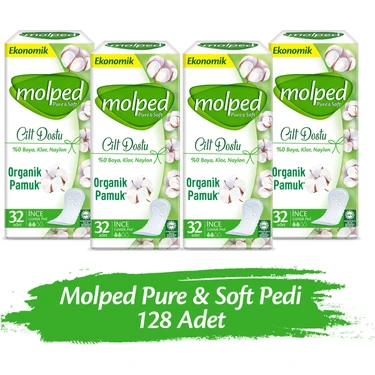 Molped Pure&Soft Günlük Ped 128