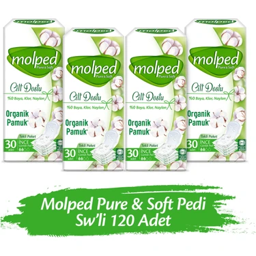 Molped Pure&Soft Günlük Ped Tekli Paket 120