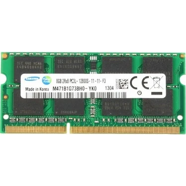 Samsung 8gb (PC3L-12800) DDR3L 1.35V 1600 204-PIN M471B1G73BH0-YK0 Notebook Ram