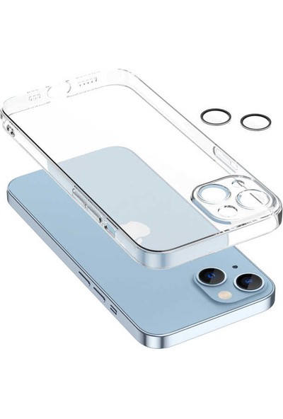 Vendas iPhone 13 Fixy Serisi Kamera Korumalı Silikon Kılıf