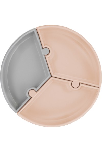 OiOi Silikon Puzzle - Bubble Beige/Powder Grey