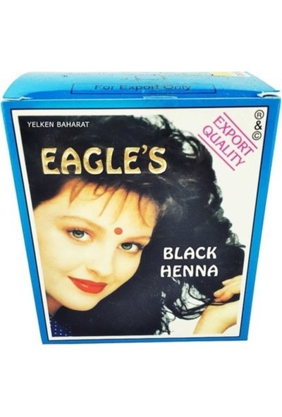 Eagles Eagle's Siyah Hint Kınası 6'Lı Paket Black Henna