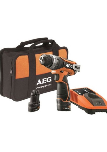 Aeg BS12C2 Li 12 V 2.0 Ah Çift Akülü Tornavida Matkap