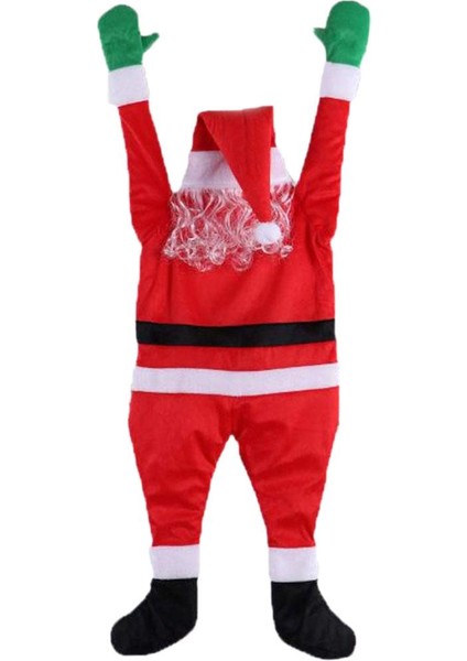 Asılı Asılı Noel Baba Noel Açık Pencere Dekorasyon (Yurt Dışından)