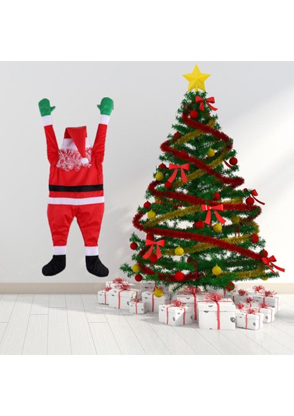 Asılı Asılı Noel Baba Noel Açık Pencere Dekorasyon (Yurt Dışından)