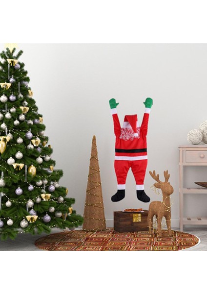 Asılı Asılı Noel Baba Noel Açık Pencere Dekorasyon (Yurt Dışından)