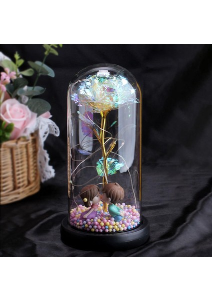 Sevgililer Günü Için Forever Galaxy Gül Çiçek Hediye Noel Anneler Günü Öpücük (Yurt Dışından)
