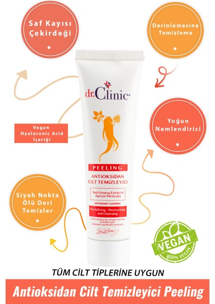 Antioksidan Cilt Temizleyici Peeling 100 ml
