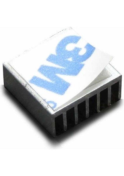 14X14X6MM Aluminyum Soğutucu Siyah Termal Etiket Raspberry Xbox