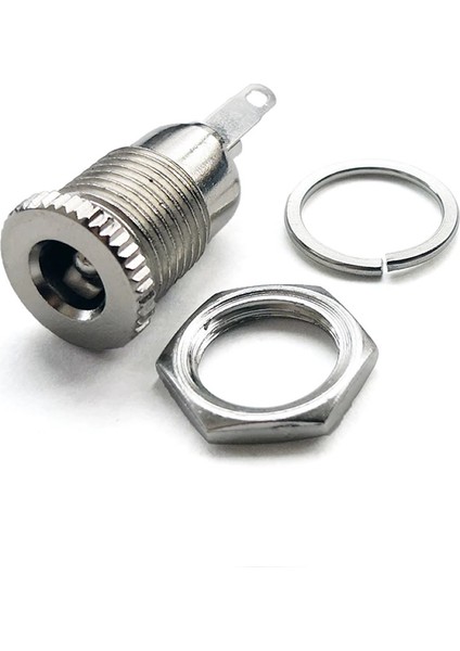 5.5 mm x 2.1mm Dc Güç Soketi Metal Panel Montaj Power Jack